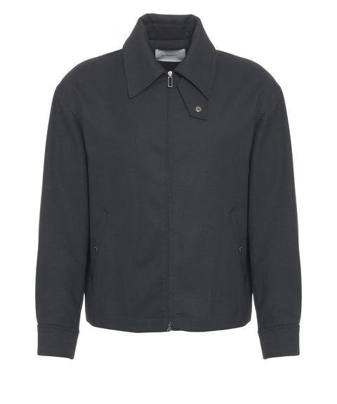Jacket with kent collar