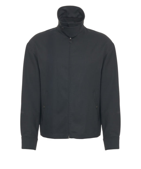 Jacket with kent collar