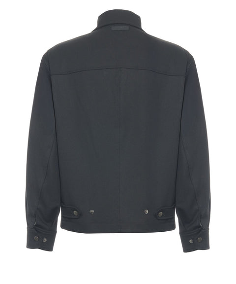 Jacket with kent collar