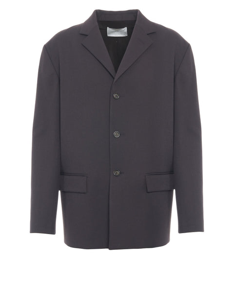 Blazer with flap pockets