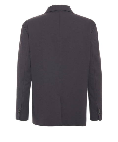 Blazer with flap pockets