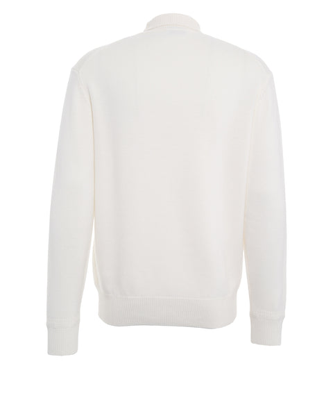 Rollkragenpullover aus Wolle