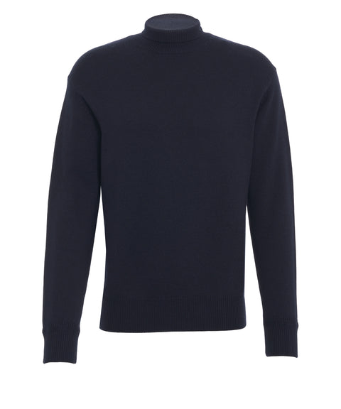 Rollkragenpullover aus Wolle