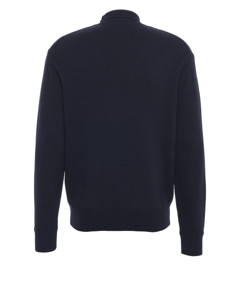 Rollkragenpullover aus Wolle
