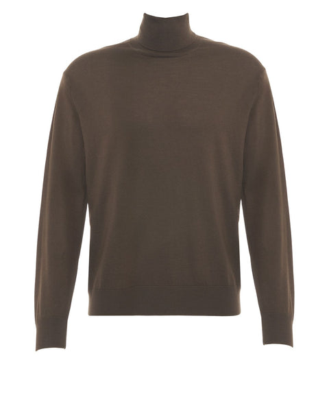 Maglione a dolcevita in lana