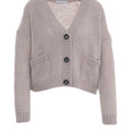 Cardigan in misto alpaca