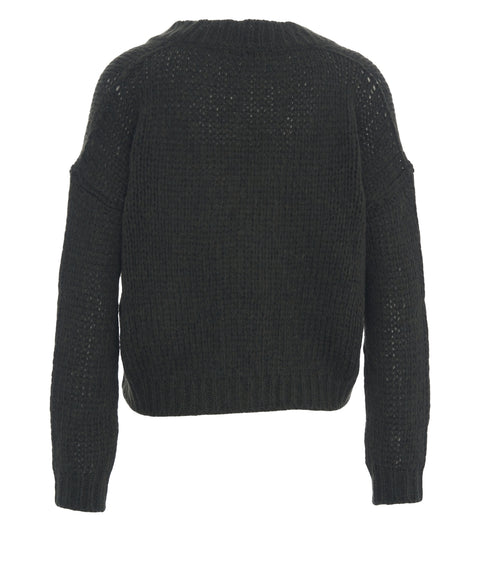 Cardigan in misto alpaca