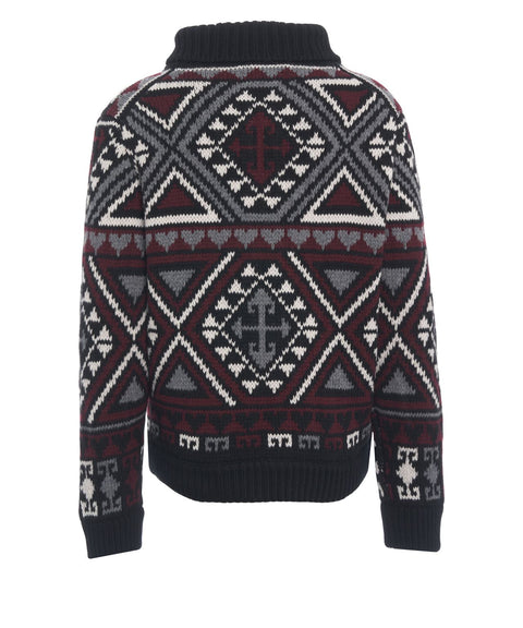 Cardigan in stile norvegese