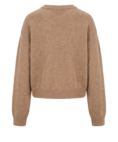 Cardigan con motivo a quadri
