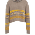 Maglione con fantasia norvegese