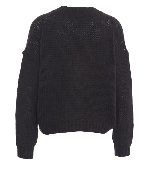 Cardigan in misto alpaca
