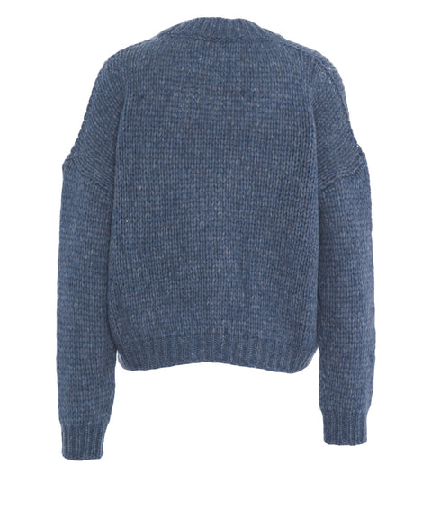 Cardigan in misto alpaca
