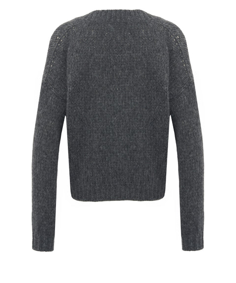 Cardigan in alpaca blend