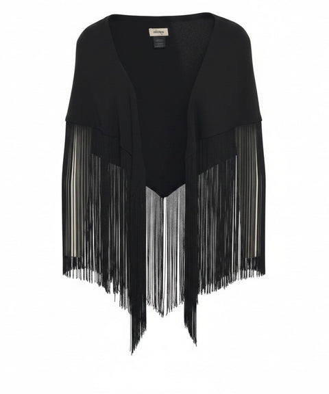 Cape mit Fransendetails