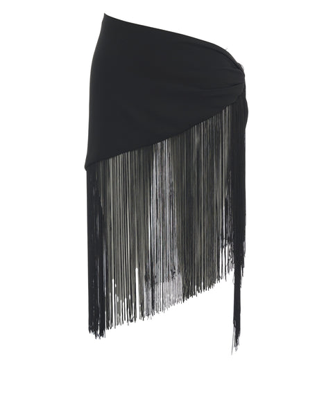 Cape mit Fransendetails