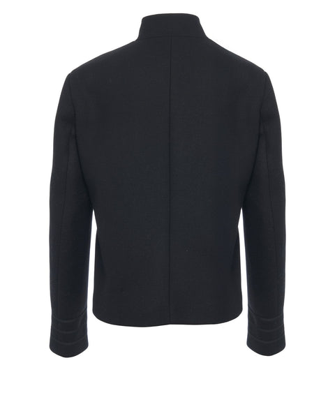 Jacke mit dekorativer borte