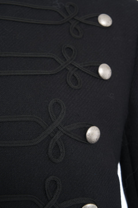 Jacke mit dekorativer borte