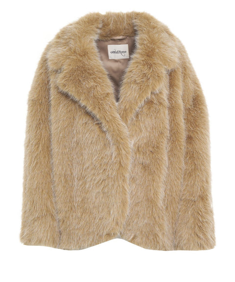 Faux fur jacket