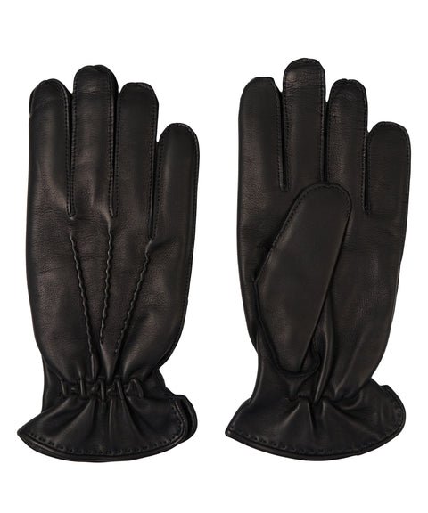Orciani Handschuhe aus Leder Schwarz Herren