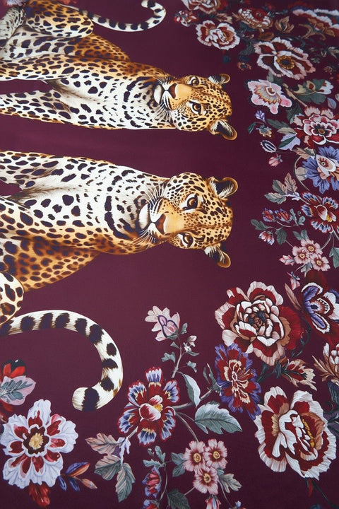 Foulard con motivo floreale