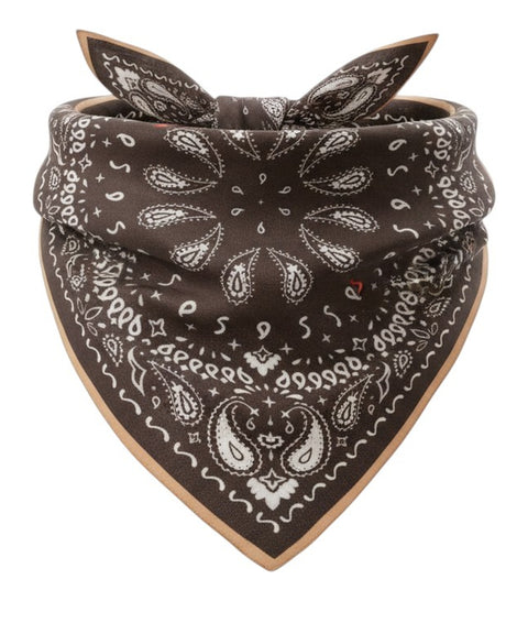 Bandana in cashmere 'Printed Square'