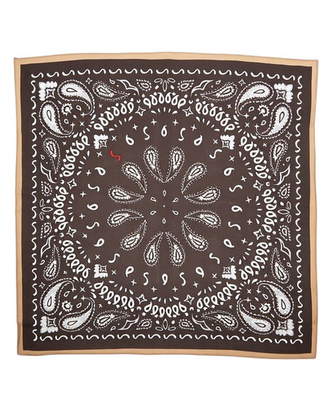 Bandana in cashmere 'Printed Square'