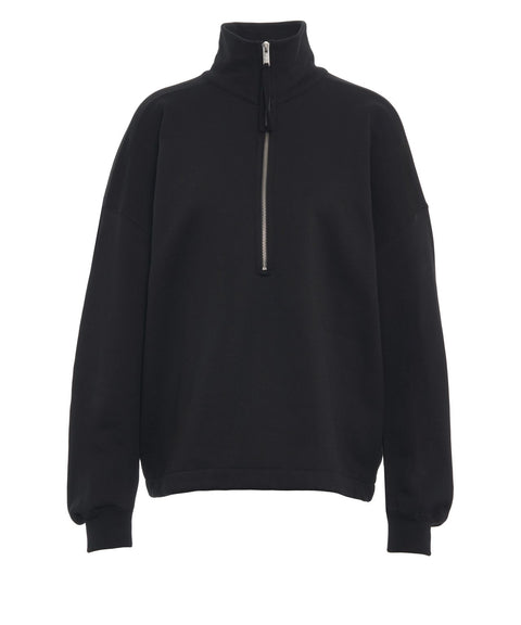 Sweatshirt mit Stehkragen