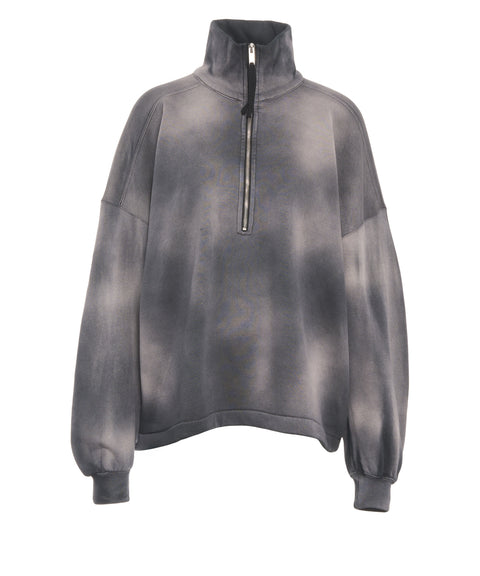 Sweatshirt mit Batik-Muster