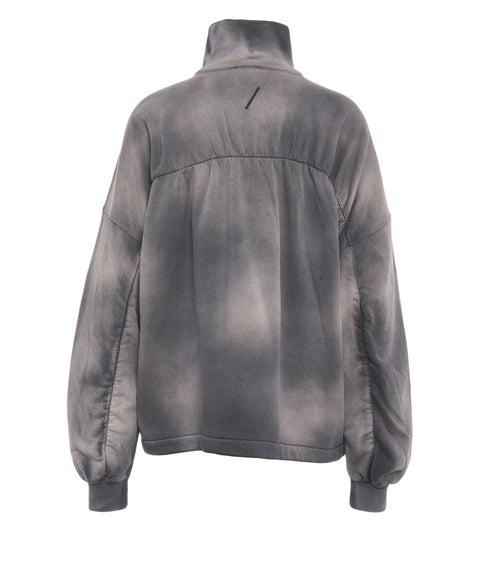 Sweatshirt mit Batik-Muster