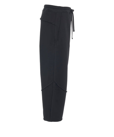 Pantaloni jogging con dettagli cuciture