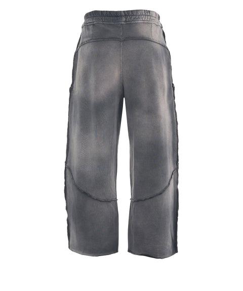 Pantaloni jogging con dettagli cuciture