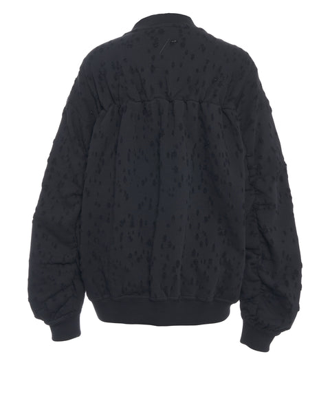 Sweatjacke mit Nahtdetails