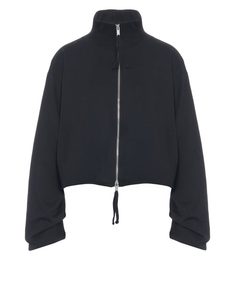 Sweatjacke mit Stehkragen
