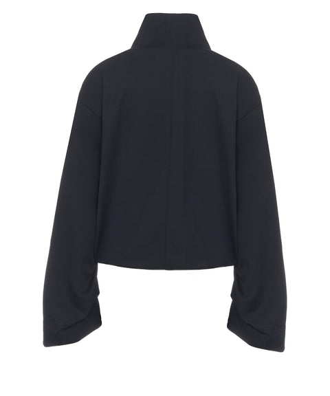Sweatjacke mit Stehkragen