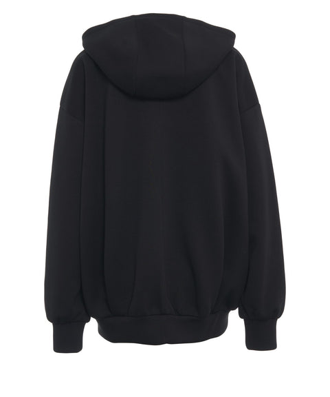 Felpa con cappuccio oversize