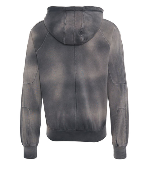 Sweatjacke mit Batik-Muster
