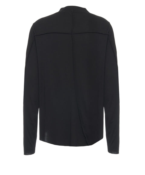 Camicia con colletto alla coreana