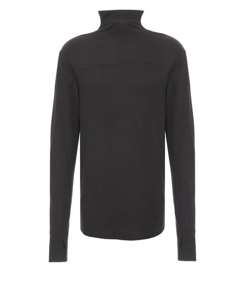 Langarmshirt mit Stehkragen