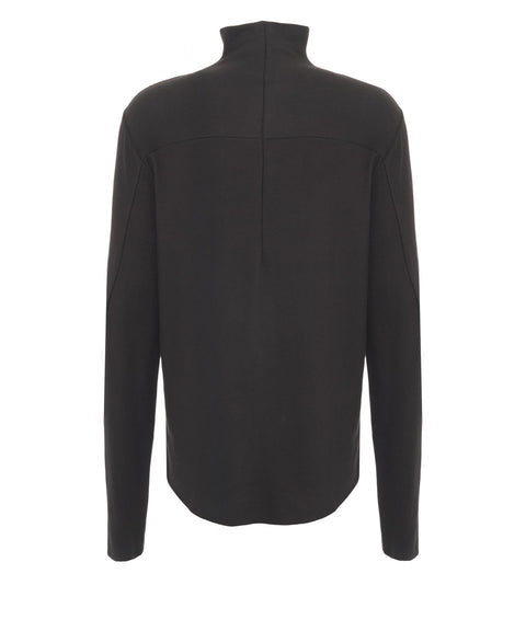 Langarmshirt mit Stehkragen