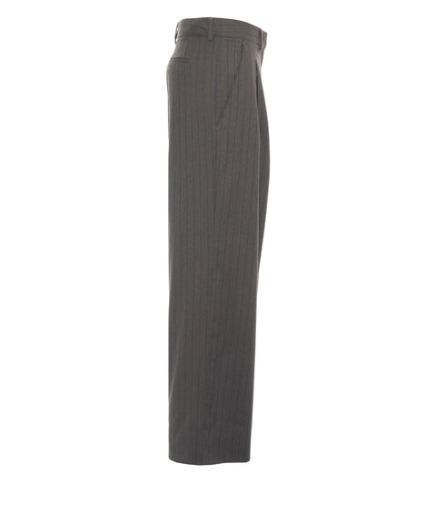 Wool pinstriped trousers 'Frankie'