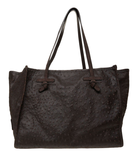 Leather shopper