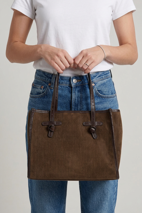 Leather handbag