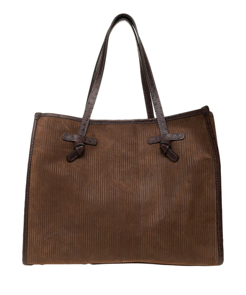 Handtasche aus Wildleder