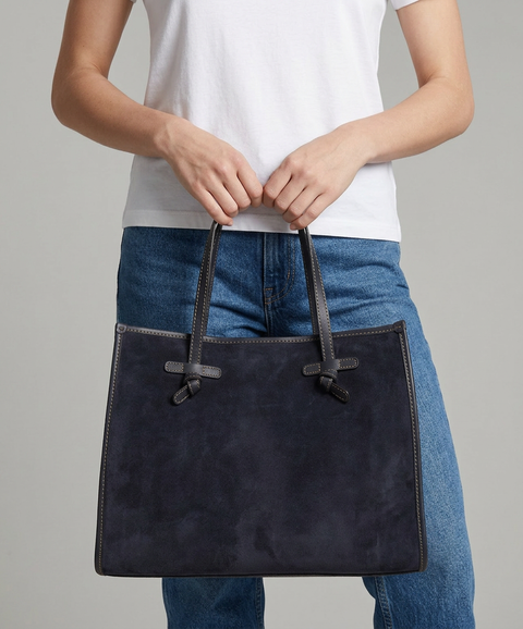 Handtasche aus Wildleder