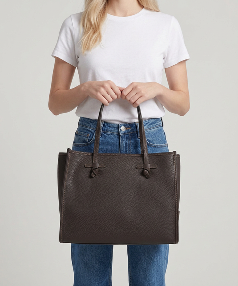 Shopper in pelle