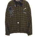 Jacke mit dekorativen Applikationen