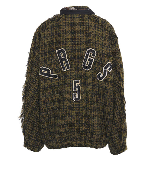 Jacke mit dekorativen Applikationen