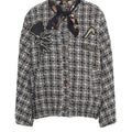 Jacke mit dekorativen Applikationen