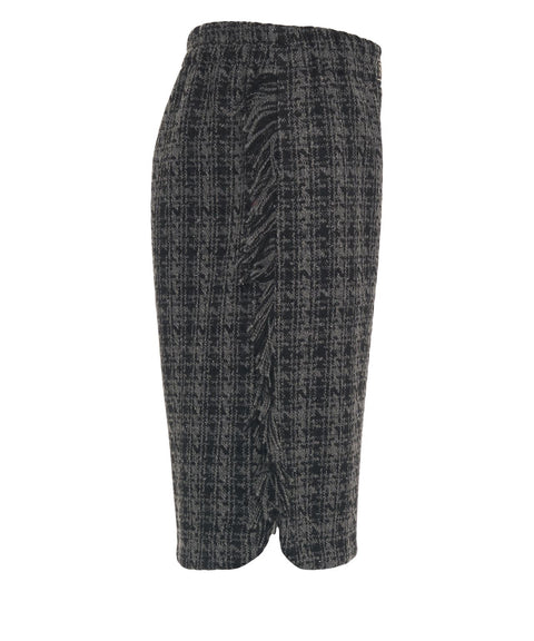 Kurze Hose mit Fransendetails