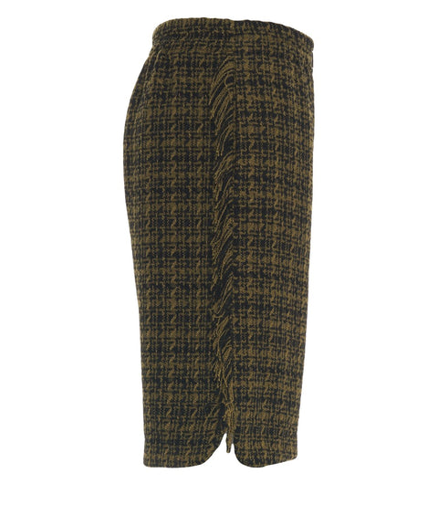 Kurze Hose mit Fransendetails